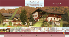 Desktop Screenshot of harmls-aparthotel.at